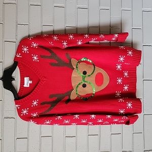 Reindeer Holiday Ugly Christmas Sweater